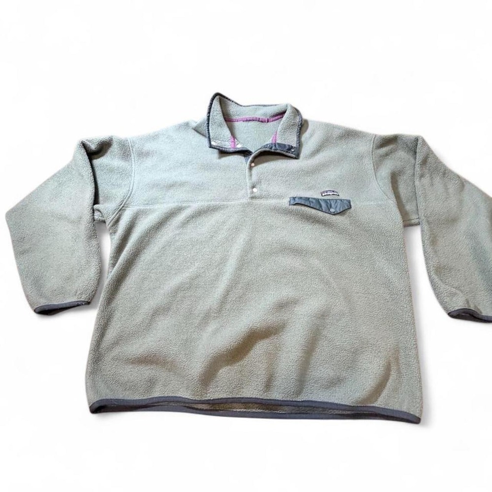 0222 Green Vintage Patagonia Sherpa Jacket